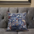 thumbnail image 5 of Wu Zetian Throw Pillow with Removable Cover in Gray Brown Yellow 20x20, 5 of 5