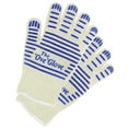 thumbnail image 5 of The 'Ove' Glove 2-Pack - Superior Hand Protection from Heat and Flame - yellow with blue silicon stripes, 5 of 9