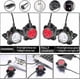 thumbnail image 4 of Led Bike Lights, Usb Rechargeable Bicycle Light Set Waterproof, 4 of 4