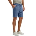thumbnail image 6 of Yievot Men's Cotton Casual Shorts 7 Inch Elastic Waist Drawstring Summer Beach Shorts with Pockets, 6 of 8