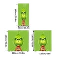 Christmas Decoration Grinch Christmas Printed Fabric Shower Curtain
