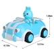 thumbnail image 3 of Coche de juguete a control remoto, juguete para niños, forma adorable, sonido y luz, música, convertible, caja de regalo, carrito con forma de animal, 3 of 7