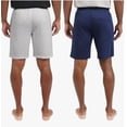 thumbnail image 2 of Eddie Bauer Men�s Comfort Fit Elastic Waistband with Outer Drawstring Lounge Short, 2 Pack (White,Medium), 2 of 4