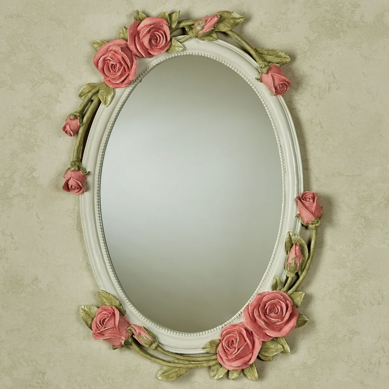 Pink Rose Melody Wall Mirror 17” x 2.5” x 24” - Walmart.com