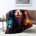 thumbnail image 1 of Blanket, Colorful Of Galaxy Goddess,Soft Cozy Fleece Blanket,Couch Sofa Nap, 1 of 8