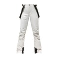 thumbnail image 3 of DondPO Pantalons de Neige pour Femmes, Pantalons de Ski pour Femmes, Pantalons de Ski Légers pour Femmes, Pantalons de Randonnée pour Femmes, Pantalons pour Femmes, Pantalons Blancs TG, 3 of 5