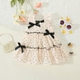 thumbnail image 2 of Godom Kids Dresses Floral Sleeveless Rainbow Beach Sundress Tween Kid Off Shoulder Dresses, 2 of 7