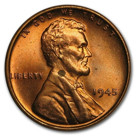 1945 Lincoln Cent BU (Red)
