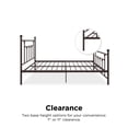 thumbnail image 6 of DHP Manila Metal Platform Bed with Adjustable Height, Queen, Bronze, 6 of 20