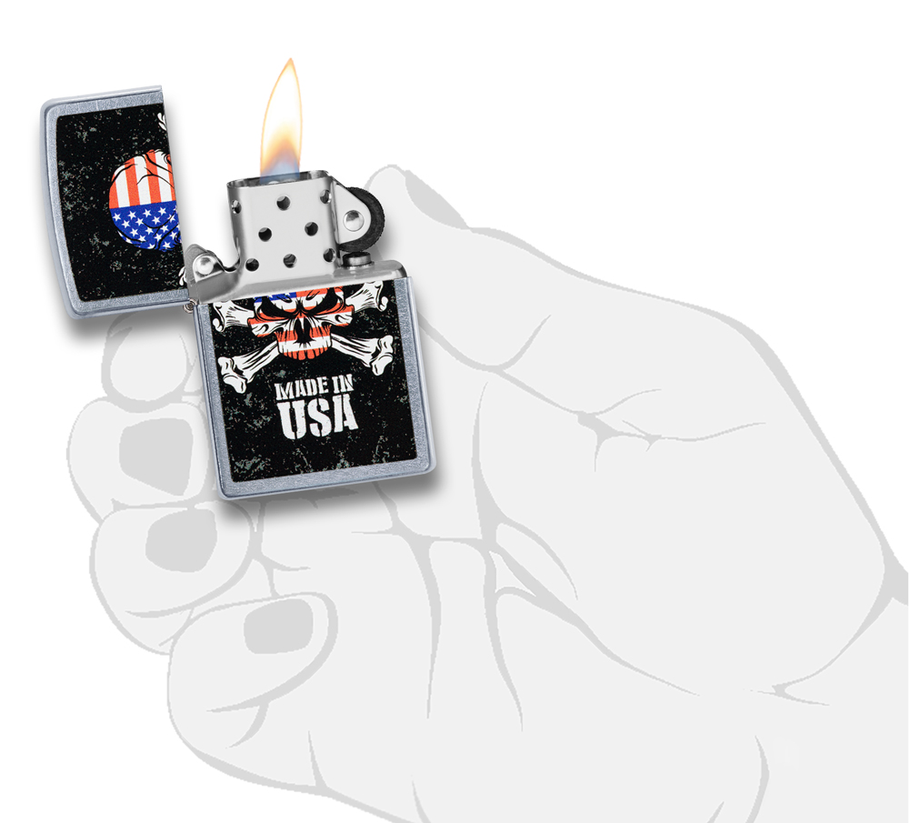 中古zippo スパイダーマン maid in USA Dead Mans Hand Surprise Emblem Design Street Chrome