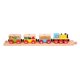 thumbnail image 1 of Bigjigs Rail Long Straights (paquete de 4) - Otras marcas importantes de rieles de madera son compatibles Bigjigs Rail 0783496000000, 1 of 1