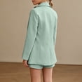 thumbnail image 3 of lnmuld Girls 2 Piece Shorts Set Kids Formal Solid Outfit Size:7-8 Years, 3 of 6
