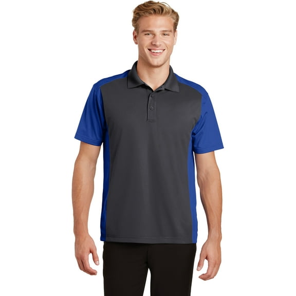 Sport-Tek St652 Colorblock Micropique Sport-Wick Polo