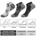 thumbnail image 5 of LOOIKOOS 10 Pairs Mens Ankle Socks Cushioned Breathable Casual Socks for Men Athletic Running, 5 of 7