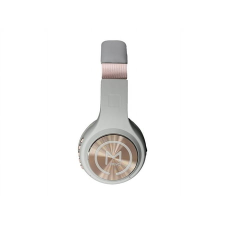 Morpheus 360 - SERENITY Wireless Over-the-Ear Headphones with Microphone - White/Rose Gold