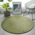 thumbnail image 1 of Clearance Tyidzon Round Rug Ultra Soft Modern Area Rug, Rug Home Room Plush Carpet Decor Floor, Mat Rug Circle Rug, 1 of 2