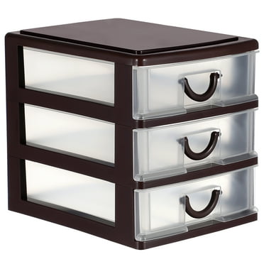 Topbathy Office Storage Containers with Drawers Sundries Holder Type Box