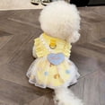 thumbnail image 4 of Pet Clothes Polka Dot Mesh Suspender Skirt Breathable Thin Dress Small Dog Cat Doll XS, 4 of 4