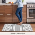 thumbnail image 5 of Black White Striped Doormat Outdoor Entrance 20"x31.5", Modern Farmhouse Geometric Absorb Moisture Dirt Door Mats, Non-Slip Rubber Backing Floor Mats Indoor, Low-Profile Front Door Rugs, 5 of 9