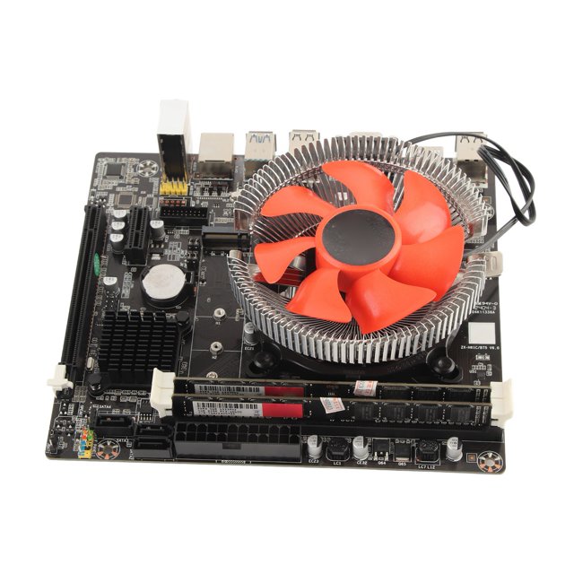 PC Motherboard Set, Stable PCB DDR3 Dual Channel CPU Motherboard Set for Game
