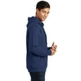 thumbnail image 3 of Port & Co Adult Male Men Plain Long Sleeves Sweatshirt Team Navy 4X-Large, 3 of 6