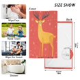 thumbnail image 3 of Cotton Towel Two-Piece 16x28 Inch One Sizex2 Face Towel Set Towel Set Cotton Hand Bath Towel Bathroom Beach Warm Christmas Deer, 3 of 8