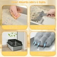 thumbnail image 5 of Stainless Steel Litter Box for Cats, Medium & Large Metal Litter Pan with High Walls, Non-Stick, Anti-Leak, Easy Clean Indoor  Toilet Tray with Scoop, 5 of 15