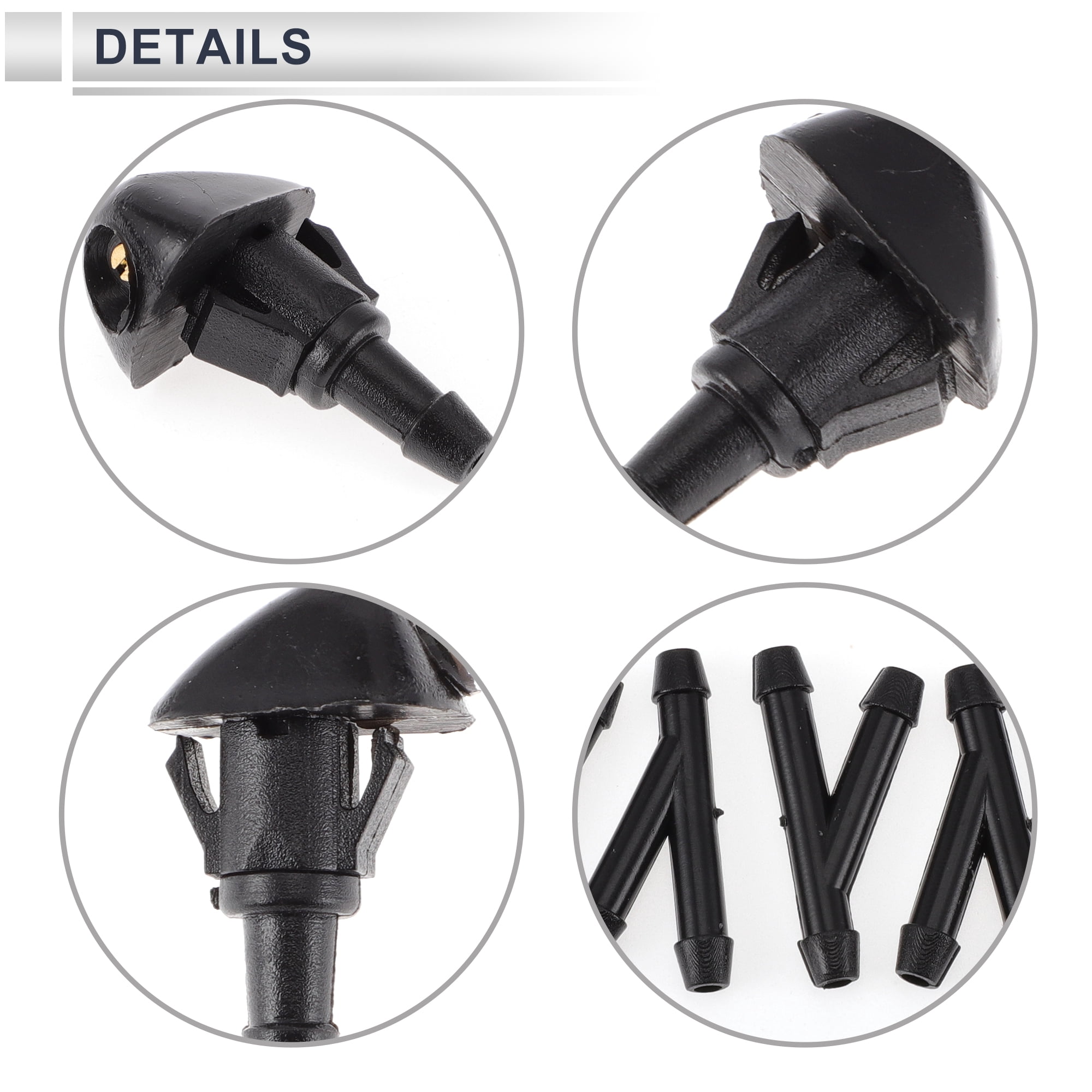 Unique Bargains Windshield Washer Nozzle for Honda Civic 1987-2005 1 Set