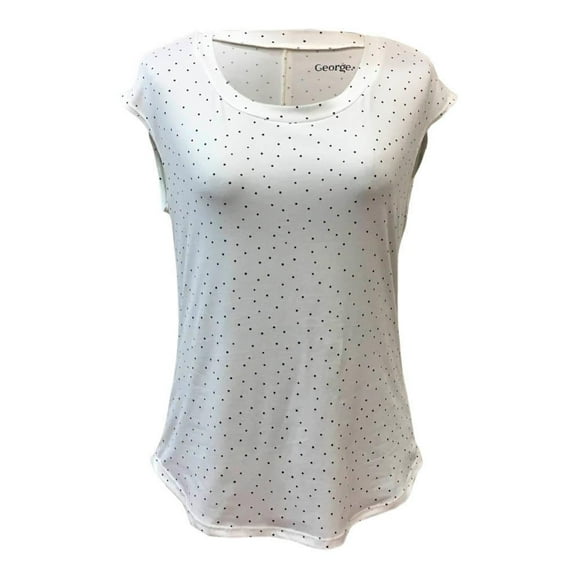 Blusa George Talla EG con Puntos Blanco