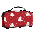 thumbnail image 2 of Herdesigns Christmas Tree Carry Case Compatible with Nintendo Switch 2, with 20 Game Card Slots, Red Portable Travel Carrying Case Pouch for Accessories & Games, 2 of 8