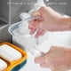 thumbnail image 3 of Transparent Soap Box With Dust Cover And Space Saving Holder - Double Compartment - With Quick Drain - Modern - For Bathroom And Kitchen - Double Lay, 3 of 5
