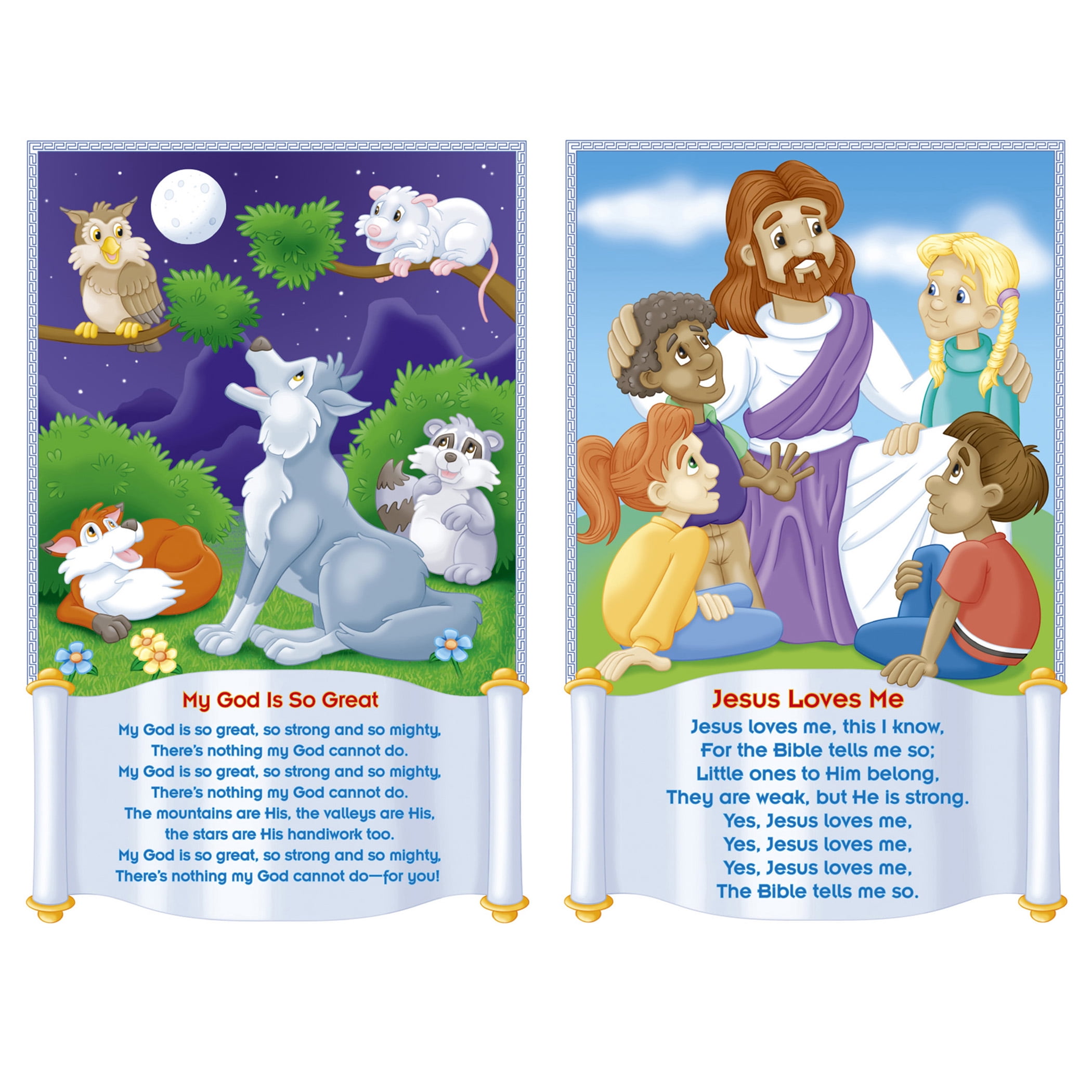 North Star Teacher Resources Children's Bible Songs Charts