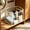 A - L Size, variant on Dongrere Clear PVC Storage Bin Transparent Foldable Organizer Waterproof Toiletry Container for Bedroom Closet Home Supplies, A