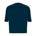thumbnail image 4 of BLVB Women Short Sleeve Workout Shirts Casual Yoga Athletic Gym Tops Crop Running Tees Exercise Clothes, 4 of 6