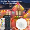 thumbnail image 4 of Eaves Lights Smart RGB Permanent Outdoor Lights DIY Colors Waterproof Eaves Lighting for Christmas Halloween Holiday Daily Decor, 4 of 9