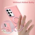 thumbnail image 5 of Magnetic for Samsung Galaxy S23 Ultra Case with Stand[Compatible with MagSafe]，Shockproof Magnetic Kickstand Slim Translucent Cover for Samsung Galaxy S23 Ultra Case with Ring Stand,Pink, 5 of 12