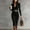01 Black, variant on YueHuiYing Womens Ribbed Knit Maxi Dresses Long Sleeve V Neck Casual Sweater Dress Bodycon Midi Dress