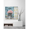 thumbnail image 6 of Shower Painting Canvas Print - Antique Appeal Bathroom Wall Art - Wrapped Canvas Home Decor, 6 of 9