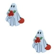 thumbnail image 3 of relayinert Delicate Intricate Ghosts Enamel Pin Chic Elegant Brooche Classic Timeless Halloween Ghosts Enamel D 2Set, 3 of 6