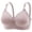Grey, variant on Women'S Lingerie Women's Plus Size Push Up No Steel Ring Bra Sports Beauty Back Bra Seamless Underwear 50,Grey