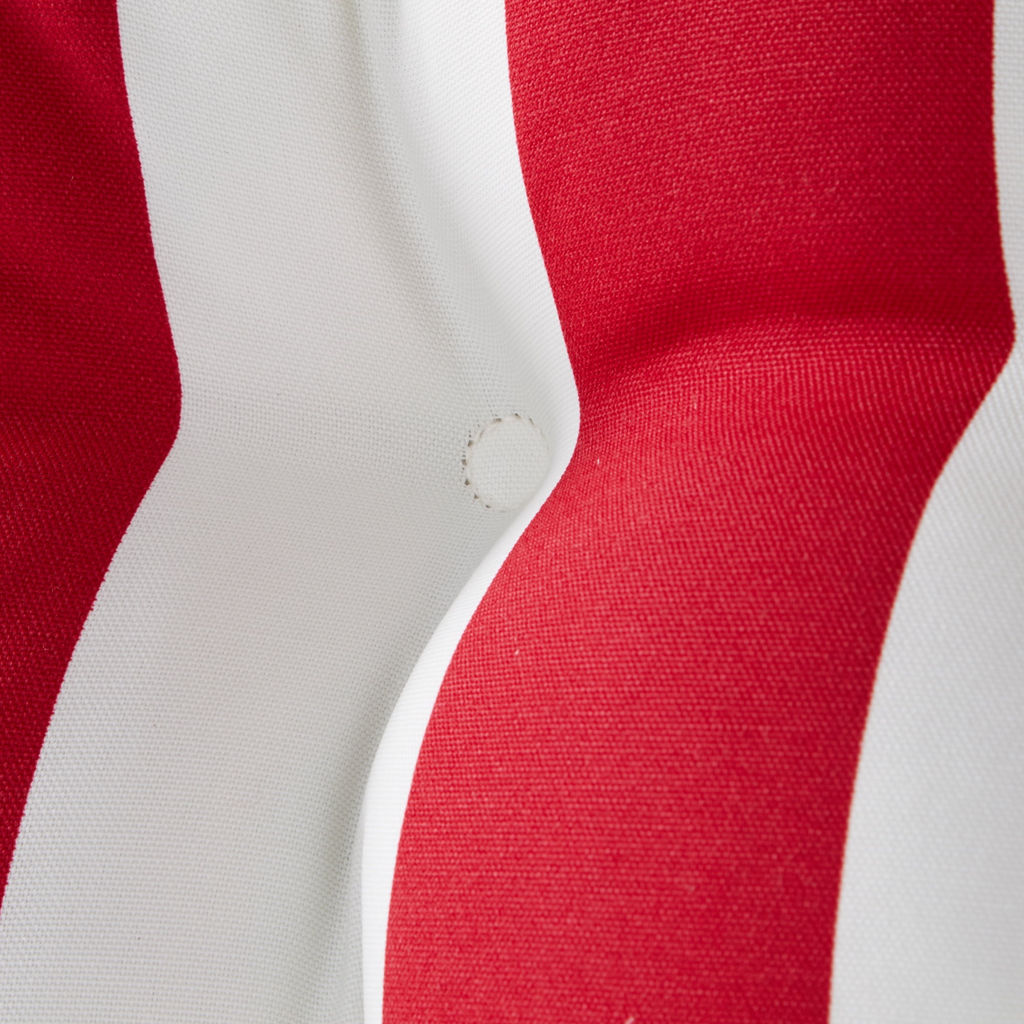 Cabana Red Stripe Outdoor High Back Chair Cushion