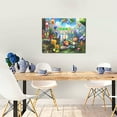 thumbnail image 6 of Saiise Pikmin Frameless Canvas Wall Art - Abstract Modern Artwork for Living Room, Bedroom, Office - Ready to Hang, Vibrant Colors, Ideal Gift Idea- 16"x20", 6 of 7