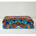 thumbnail image 3 of Vintage Blanket Mandala Floral Throw Blanket for Bed, Persian Medallion Fleece Blanket Throw Size, Bohemian Paisley Sherpa Blanket Tribal Hippie Fuzzy Blanket Microfiber, 3 of 6
