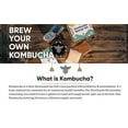 thumbnail image 6 of Craft A Brew Kombucha Starter Kit | 1 Gallon | Complete Home Brewing Kit with SCOBY Culture Claim Card, 6 of 14