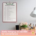 thumbnail image 3 of Plastic Clipboards1/ 2 Pack, A4 Clip Board 8.5x11 for Classroom, with Low Profile Clip, Office & School Supply ﻿, 3 of 7