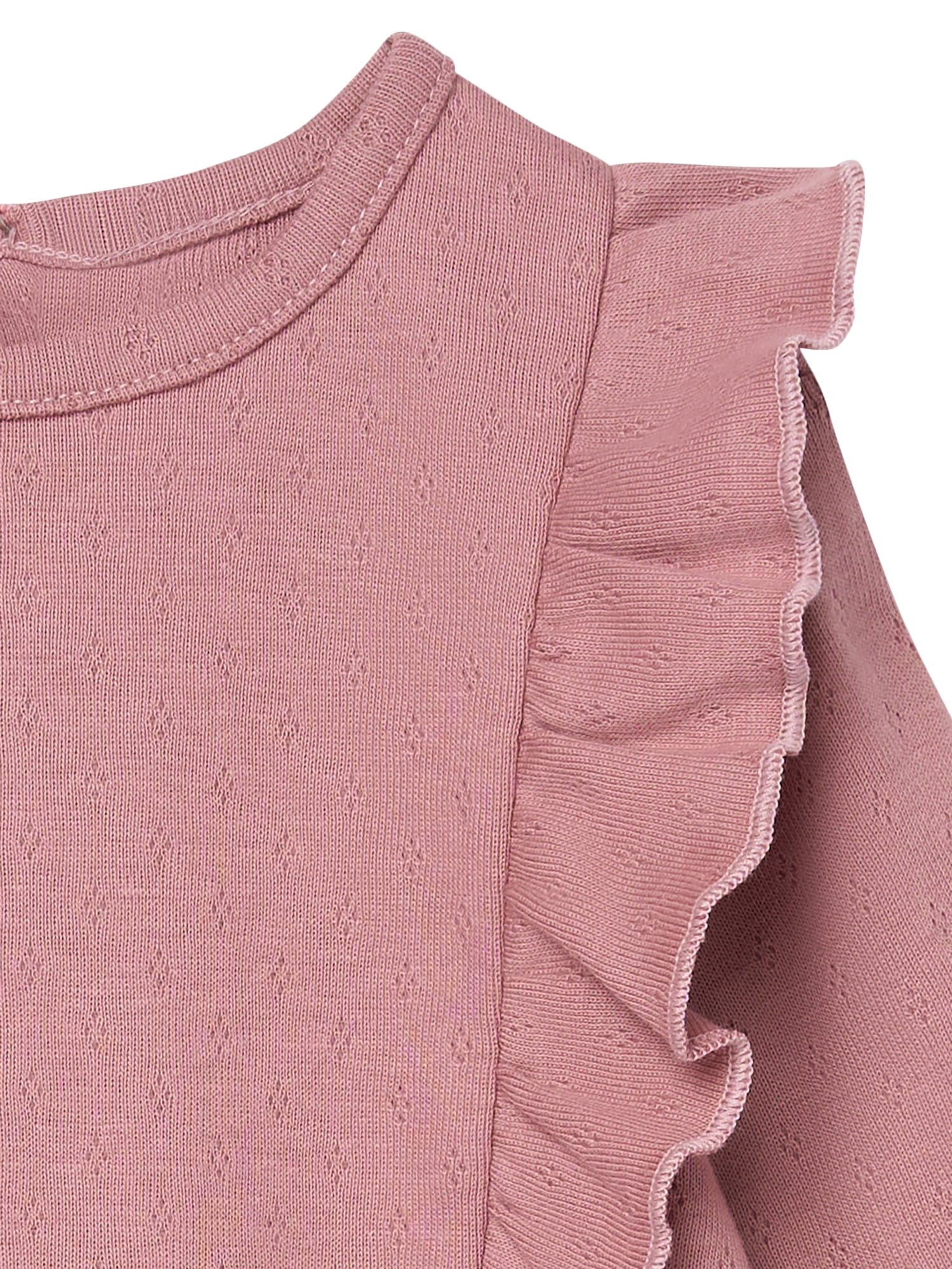Modern Moments by Gerber Baby Girl Pant Set with Ruffle Detail, 2-Piece, Sizes 0/3 Months - 24 Months