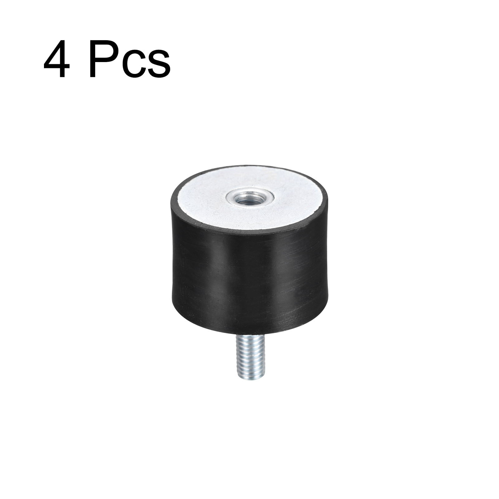 Unique Bargains Rubber Mounts Vibration Isolator Shock Absorber Black D40mmxH30mm