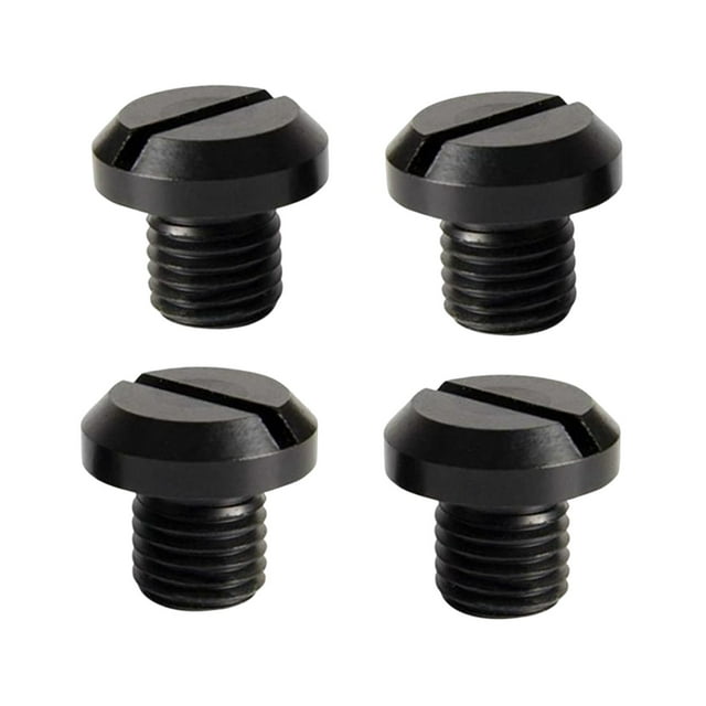 jinwen 4x Motorcycle Mirror Plug Screw Bolts M10 Metal Accessories , Right Left, 10mm