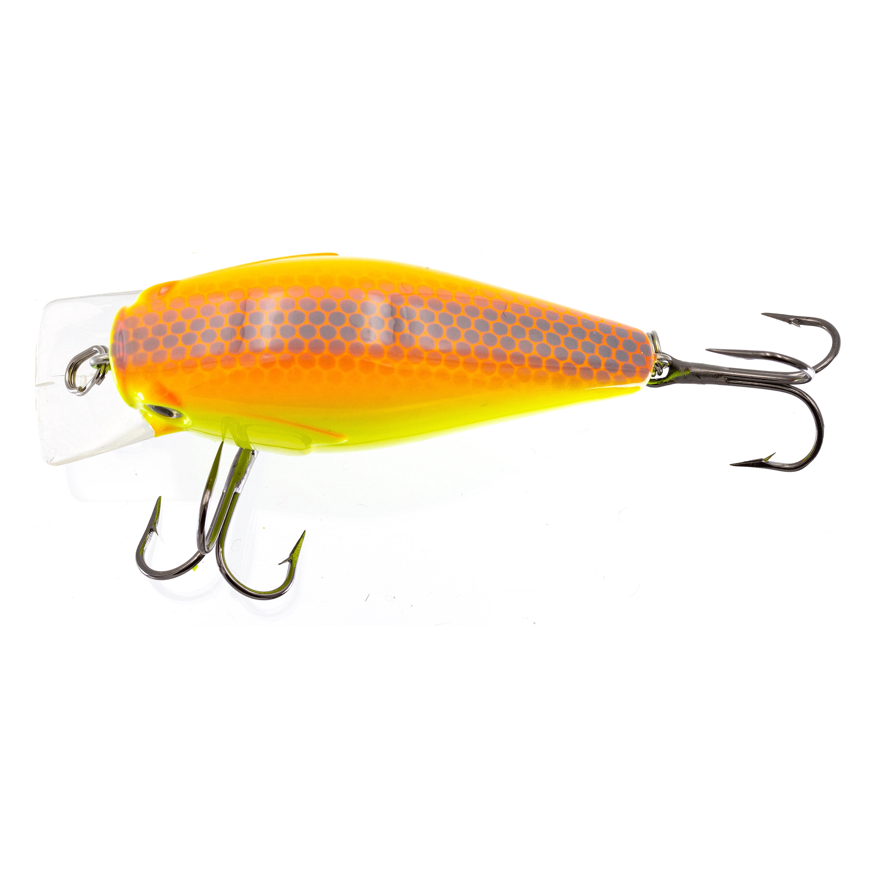 (2 pack) Ozark Trail 3/8-Ounce Square Bill Crankbait Fishing Lure - Hot Brown