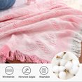 thumbnail image 3 of Cotton linen tablecloth, rectangular coffee table tassel lace tablecloth, camping table cloth, 3 of 5